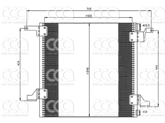 Condensors Nissens Condenser Mercedes M-Class W163 00-