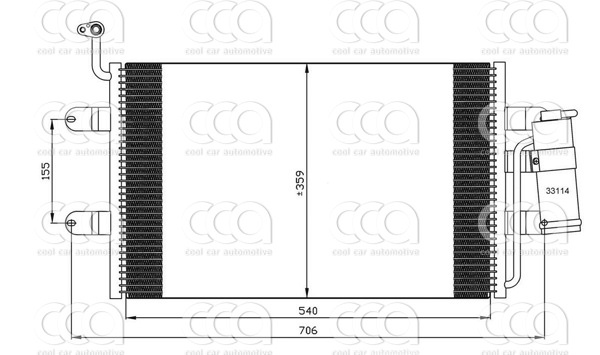 Condensors Nissens Condenser Seat Cordoba/Ibiza 99-