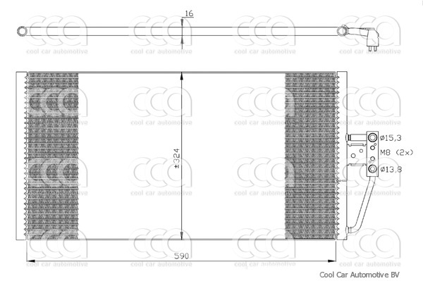 Condensors Nissens Condenser BMW E38/39 diesel 98-