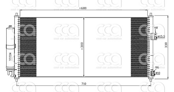 Condensors Nissens Condenser Nissan Almera N16