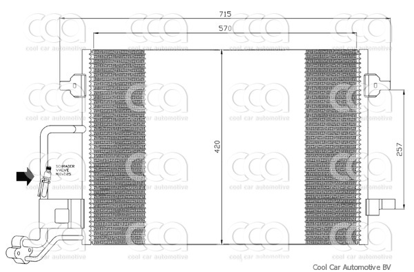 Condensors Nissens Condenser VW Passat VI