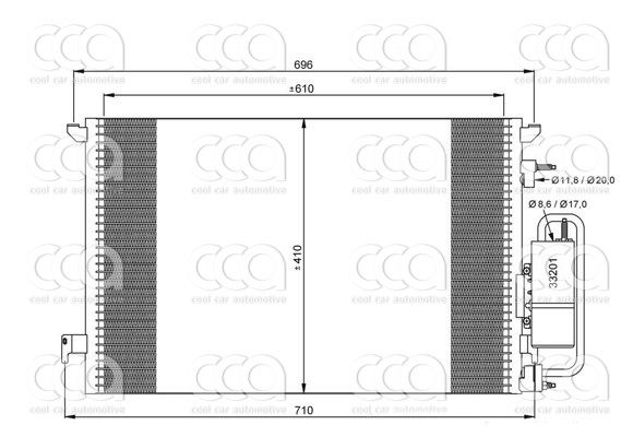 Condensors Nissens Condenser Opel Vectra C 02-