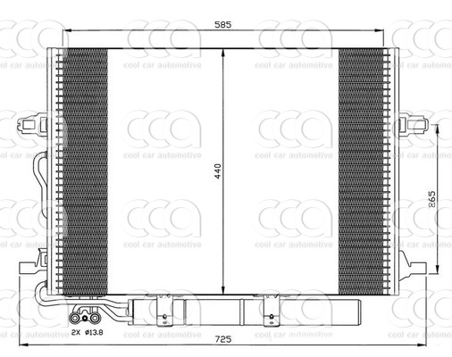Condensors Nissens Condenser MB W211 02-
