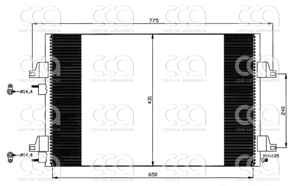 Condensors Nissens Condenser Renault Espace IV 02-04