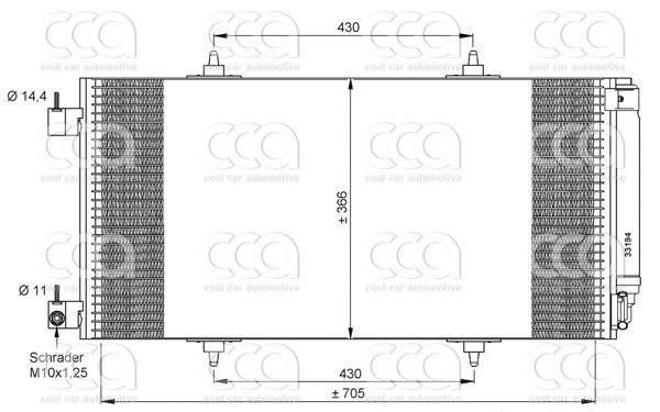 Condensors Nissens Condenser Citroen C8 3.0 V6 02