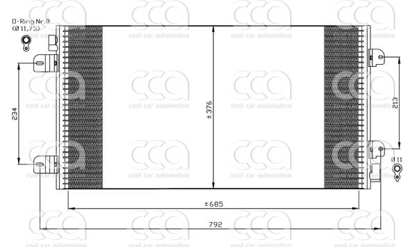 Condensors Nissens Condenser Renault Master II 03-