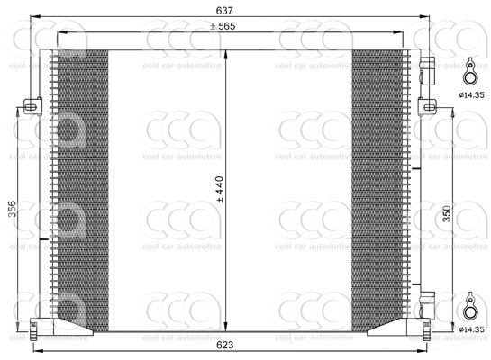 Condensors Nissens Condenser Renault Trafic V 01-