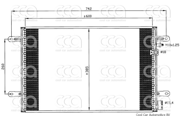 Condensors Nissens Condenser Audi A6 IV 04-