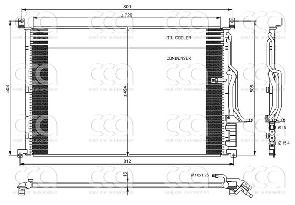 Condensors Nissens Condenser Audi A8 III 02-