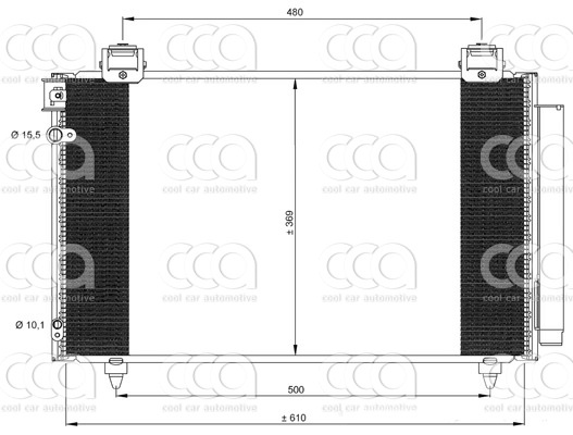 Condensors Nissens Condenser Toyota Avensis 03-
