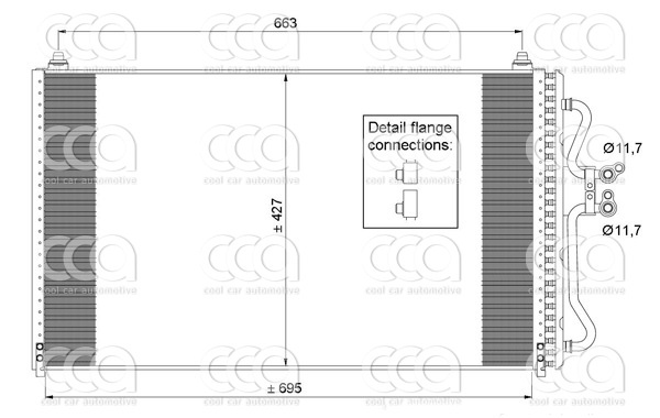 Condensors Nissens Condenser Ford Maverick2,0-3,0 02-04