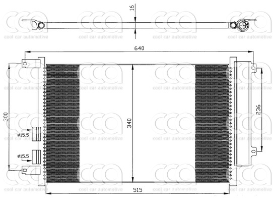 Condensors Nissens Condenser Alfa Romeo 147 1,9 JTD 16V 01-