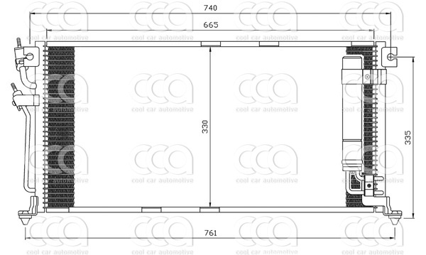 Condensors Nissens Condenser Mitsubishi Lancer 04-