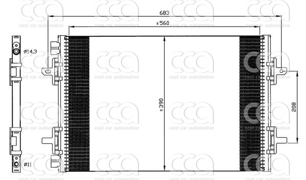 Condensors Nissens Condenser Renault Avantime 2,2 DCI 01-