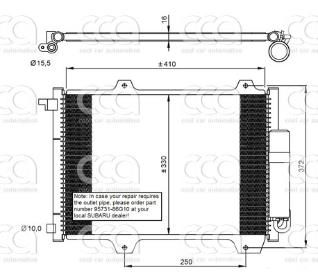 Condensors Nissens Condenser Suzuki Ignis 04-