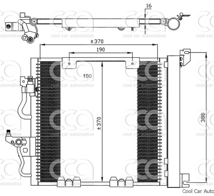 Condensors Nissens Condenser Opel Astra H 1,7D 04-