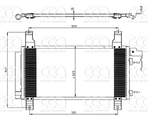 Condensors Nissens Condenser Mazda 6 02-