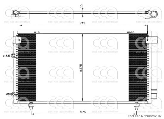 Condensors Nissens Condenser Toyota Avensis Verso 01-