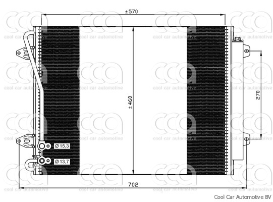 Condensors Nissens Condenser Passat VI 05-