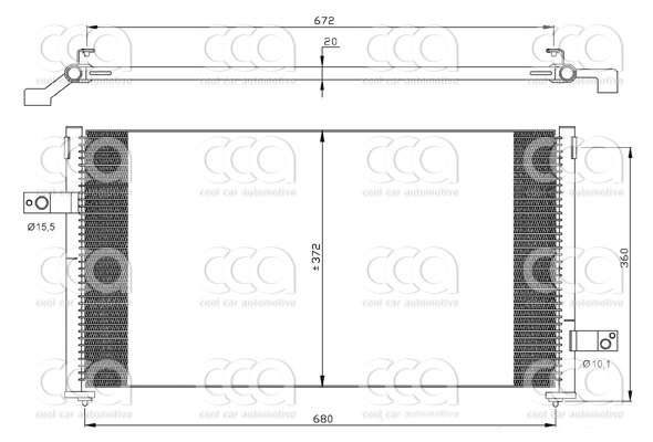Condensors Nissens Condenser Subaru Forrester 99-
