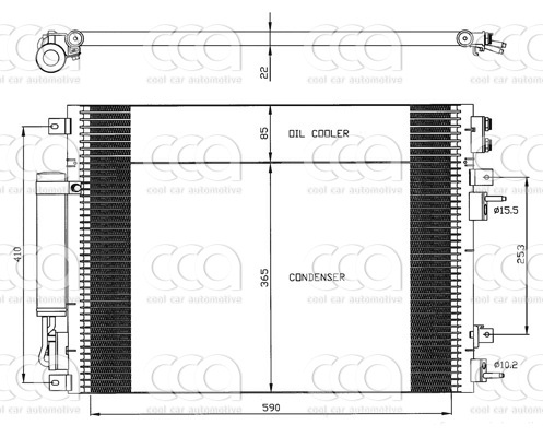 Condensors Nissens Condenser Chrysler 300 C 04-