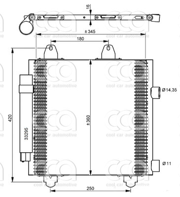 Condensors Nissens Condenser Toyota Aygo 05-