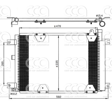 Condensors Nissens Condenser Suzuki Grand Vitara 97-