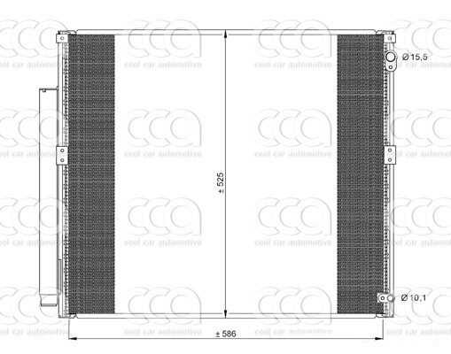 Condensors Nissens Condenser Toyota Landcruiser 02-