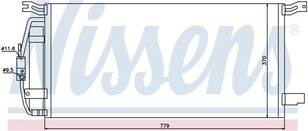 Condensors Nissens Condenser Chevrolet Lumina 97-