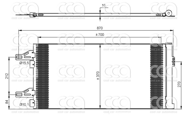 Condensors Nissens Condenser Fiat Ducato 2.3 JTD 06-