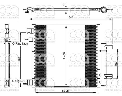 Condensors Nissens Condenser Chevrolet Spark