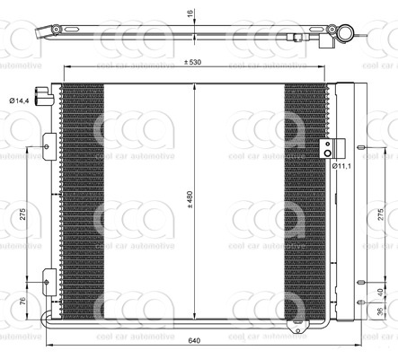 Condensors Nissens Condenser MAN TG-L / TG-M 2005-