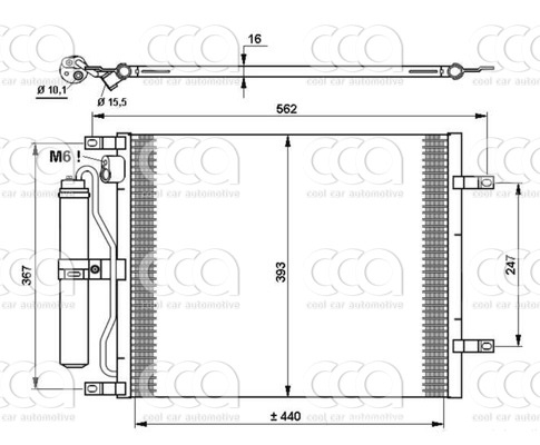 Condensors Nissens Condenser Nissan Micra / Note