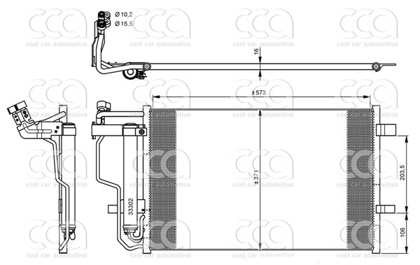 Condensors Nissens Condenser Mazda 3  benzine 2009