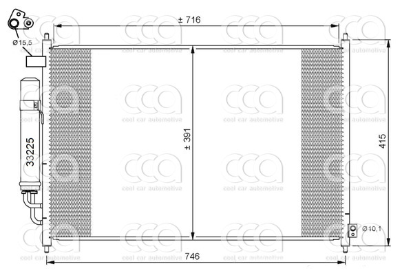 Condensors Nissens Condenser Honda FR-V 1.8 / 2.0