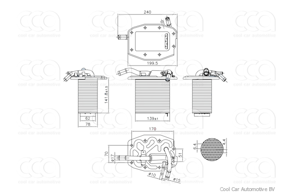 Intercoolers Intercooler Mazda 2 / 3 / CX3 / CX30
