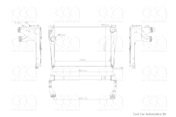 Intercoolers Intercooler MB Actros serie (2011)