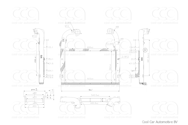 Intercoolers Intercooler Scania G-Serie  07>