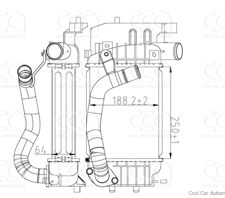 Intercoolers Intercooler Toyota Yaris 05>