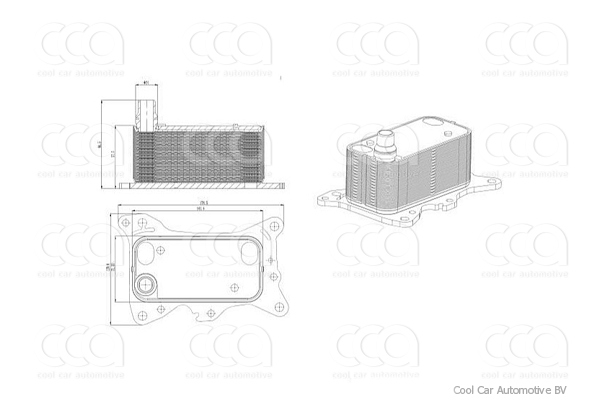 Oliekoelers Oliekoeler MB A180 12>