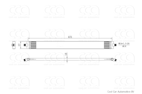 Oliekoelers Oliekoeler MB Viano 03>