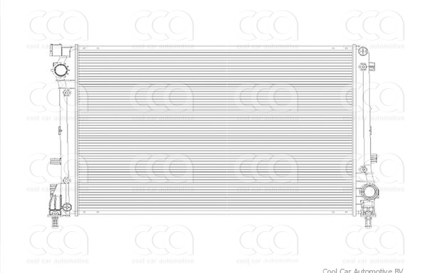 Radiateuren PW - Vrachtwagens Radiateur Abarth 500 01>