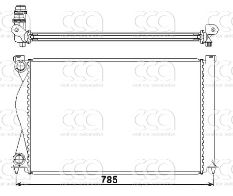 Radiateuren PW - Vrachtwagens Radiateur Audi A6 04>