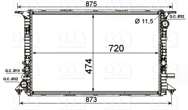 Radiateuren PW - Vrachtwagens Radiateur Audi A8 06>