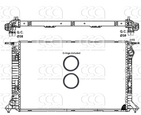 Radiateuren PW - Vrachtwagens Radiateur Audi A4 02>