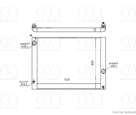Radiateuren PW - Vrachtwagens Radiateur BMW 5 Series 06>