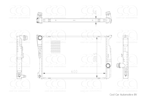 Radiateuren PW - Vrachtwagens Radiateur BMW 4 Series 03>