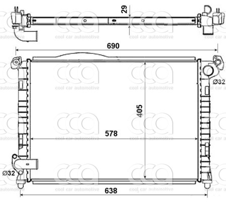 Radiateuren PW - Vrachtwagens Radiateur Mini Cooper