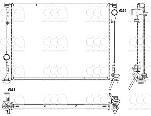 Radiateuren PW - Vrachtwagens Radiateur Chrysler 300 09>