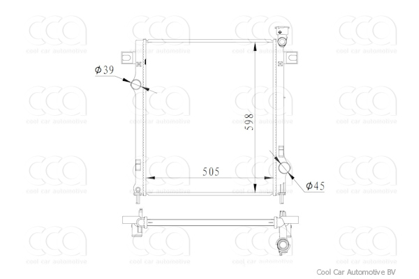 Radiateuren PW - Vrachtwagens Radiateur Dodge Nitro 06>